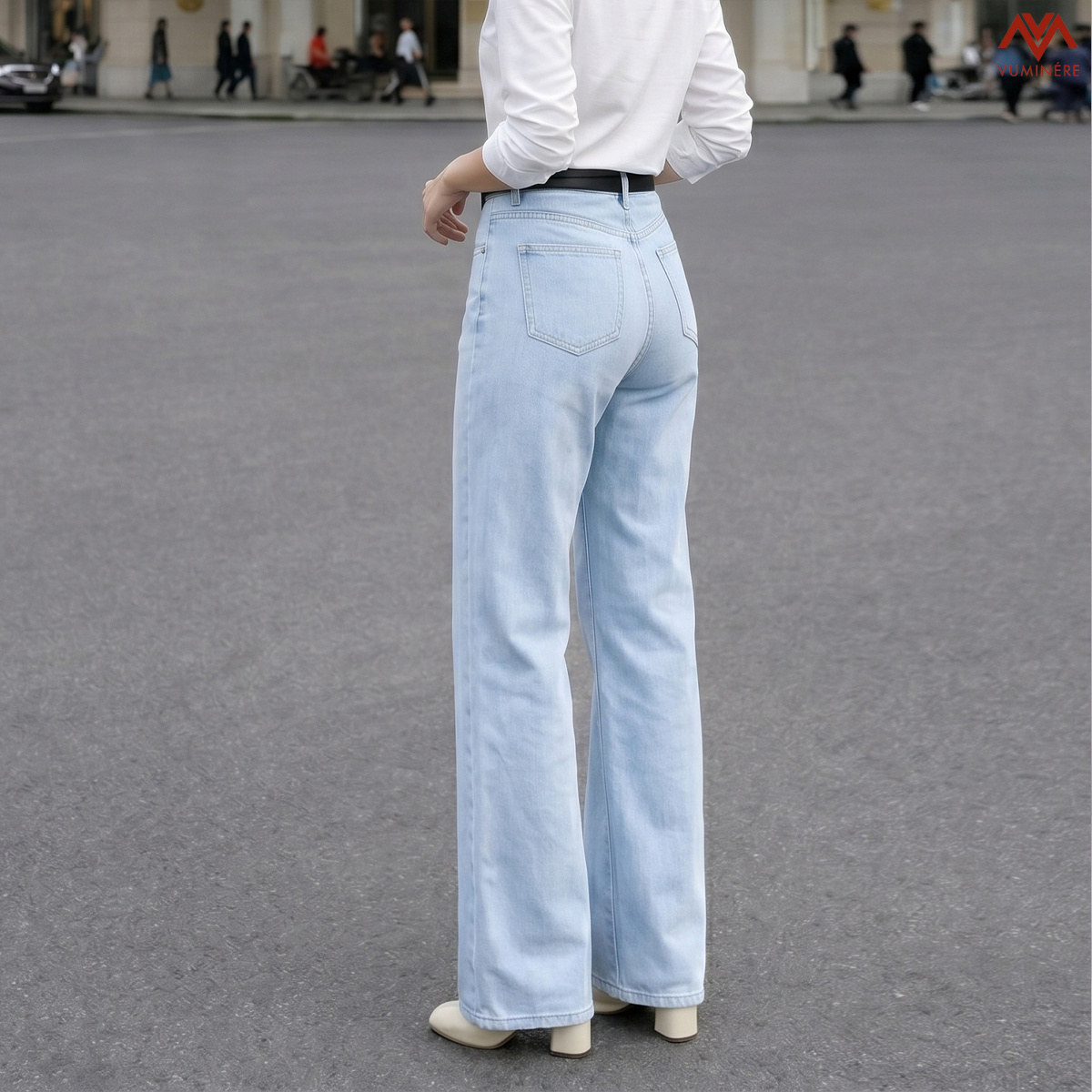 Quần Jeans nữ dáng loe nhẹ ( CG10 )_thumbnail_4