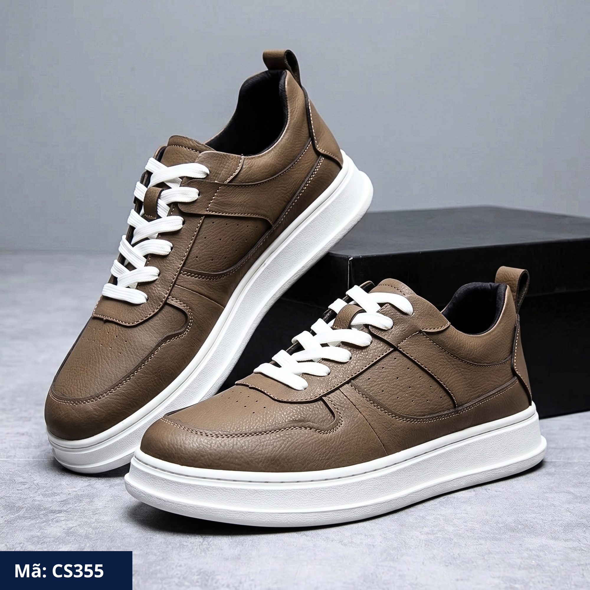 SNEAKER DA CAO CẤP CS355