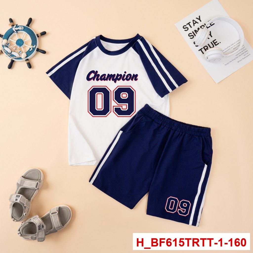 [XẢ KHO] Set bộ thun phối bé trai, bé gái lẻ size size từ 15-40kg - Loza Kids XABF01_thumbnail_10