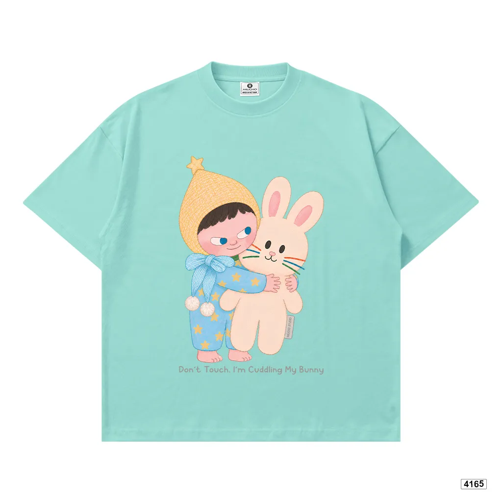Áo thun nữ form boxy hoạt hình thỏ bông đáng yêu Miucho 4165_thumbnail_19