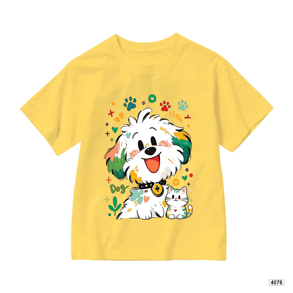 Áo thun bé trai bé gái Cún cầu vòng đáng yêu Kado 4076_thumbnail_0