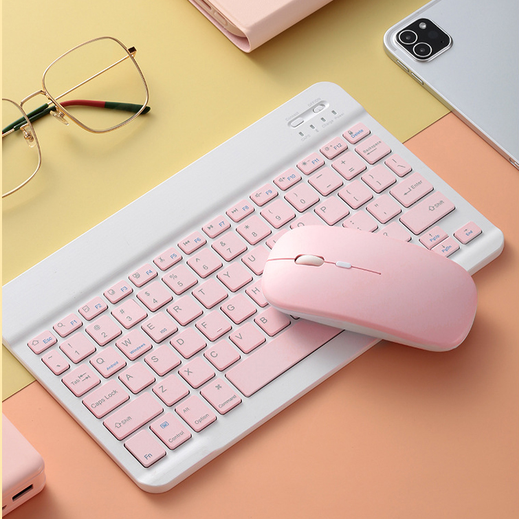 Bộ Bàn Phím Bluetooth Không Dây Kèm Chuột