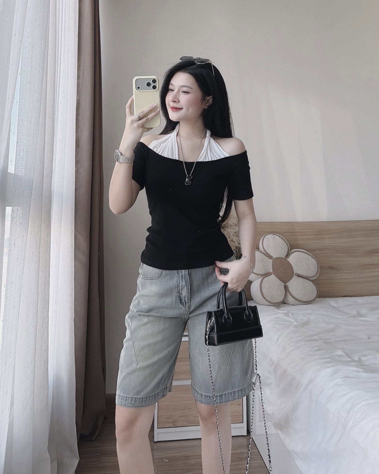 Áo Thun Nữ Slimfit trễ vai cổ yêm 002.266135 (C) (0687)_thumbnail_0