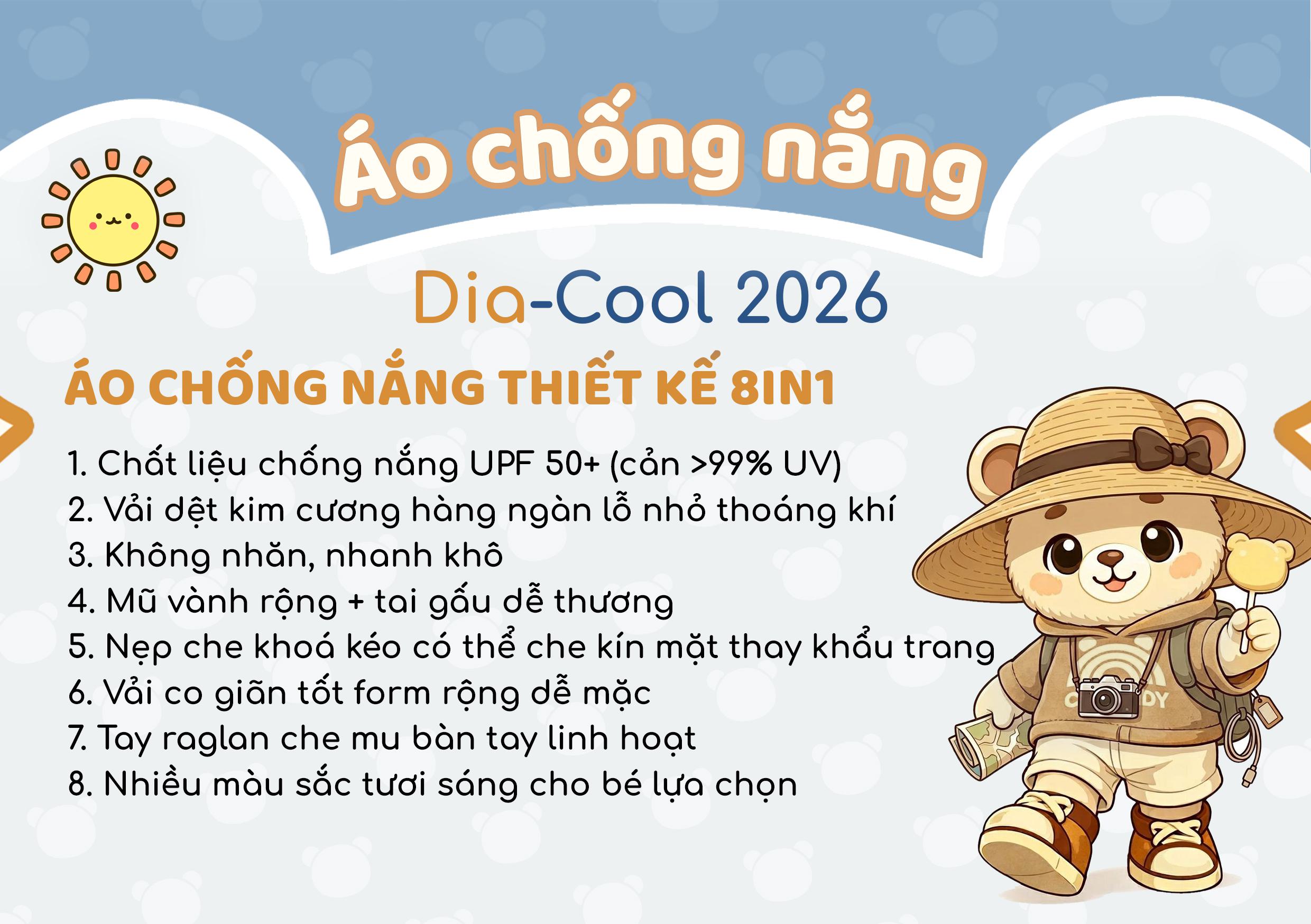 Áo khoác chống nắng Dia-Cool XANH NHẠT mũ gấu_thumbnail_6