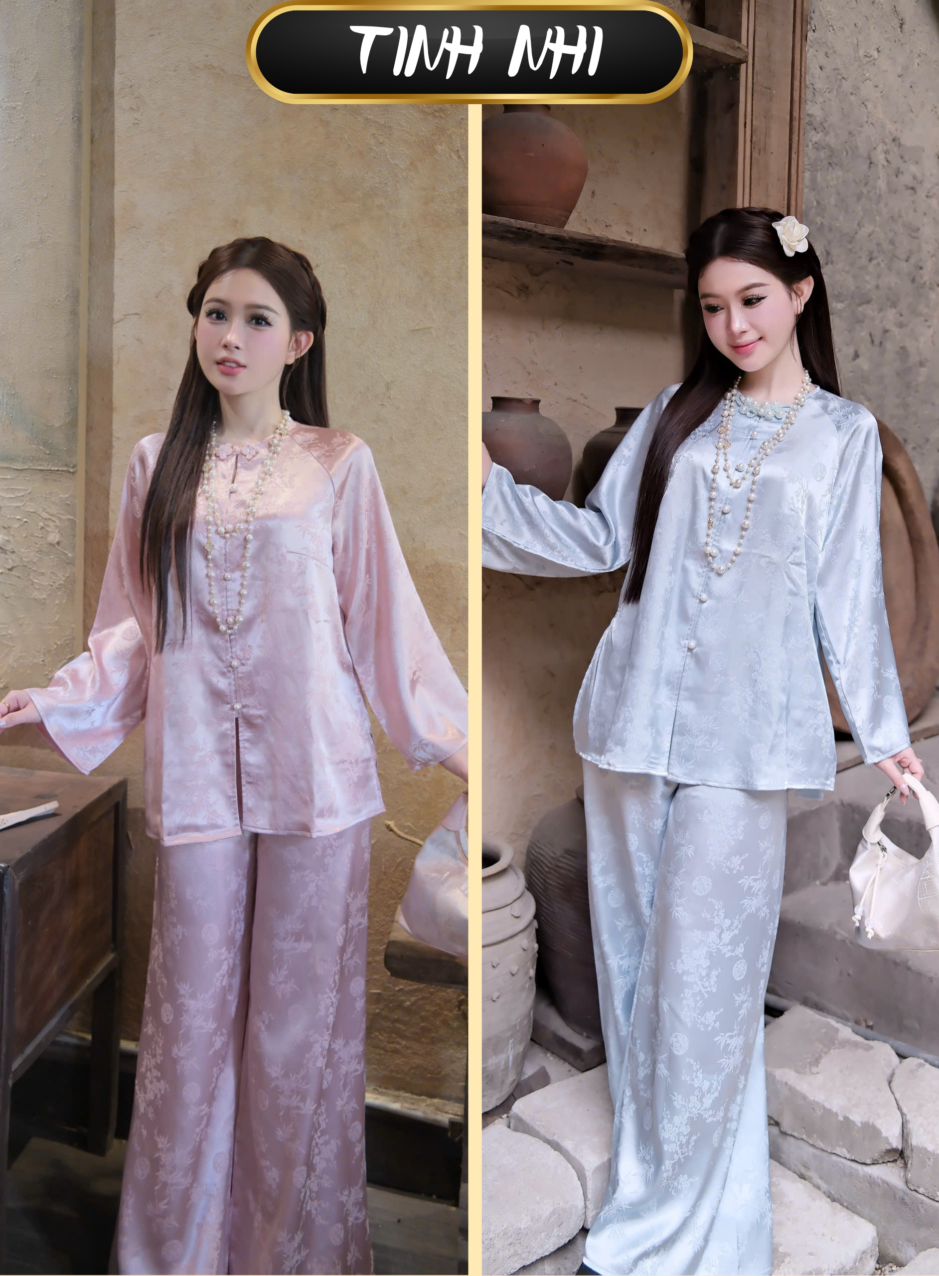 PP377 Pháp phục lễ chùa cao cấp Tinh Nhi