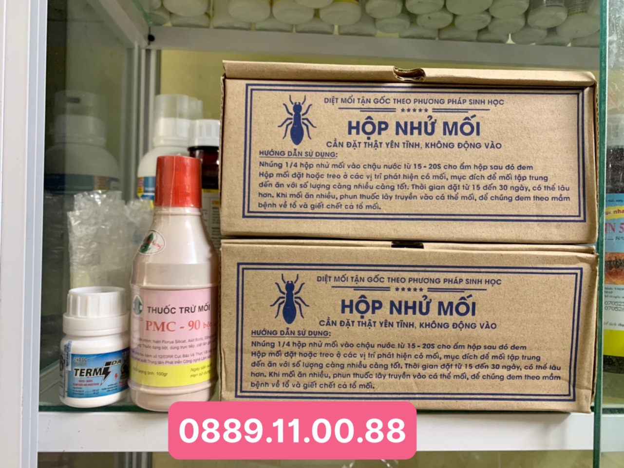 Bộ Diệt Mối Tận Gốc 2 (2 hộp nhử + PMC 100g + Termida 50ml)