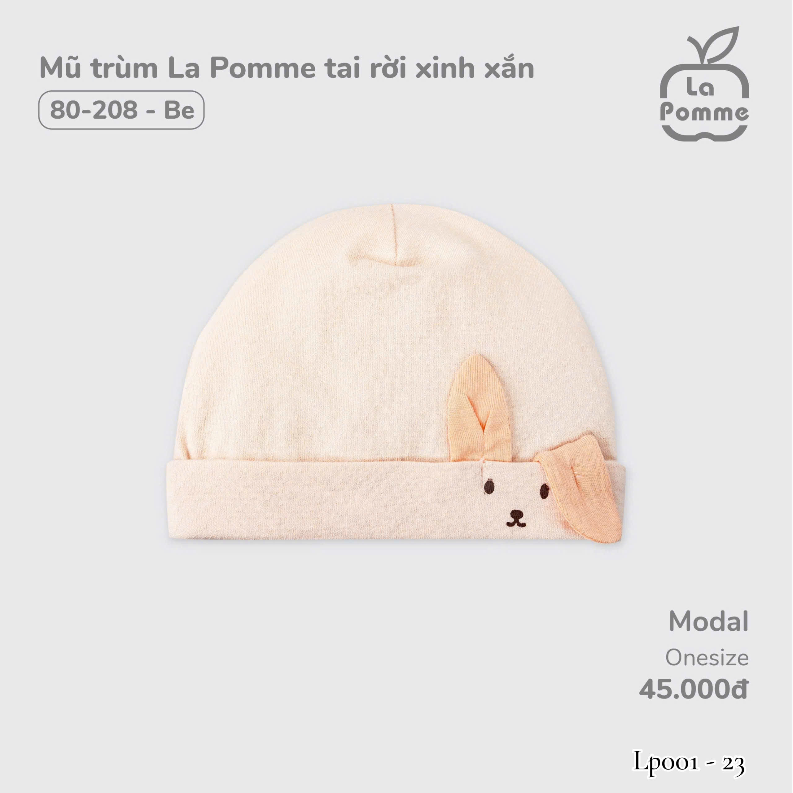 Nón sơ sinh La Pomme (new)_thumbnail_3
