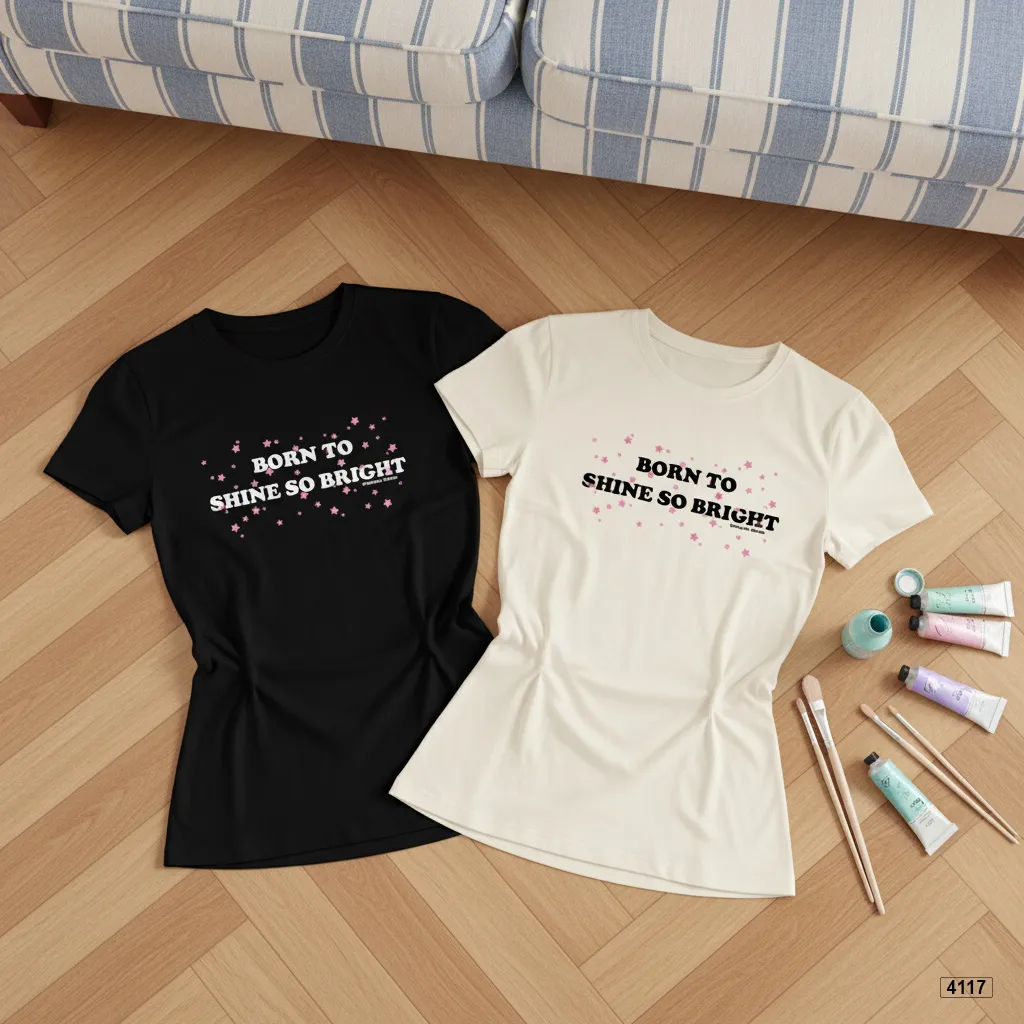 Áo babytee nữ form ôm body tôn dáng phối chữ Beezy 4117_thumbnail_7