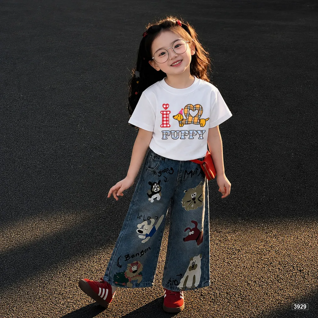 Áo thun trẻ em dễ thương cho bé gái cún Poppy Kado 3929_thumbnail_3