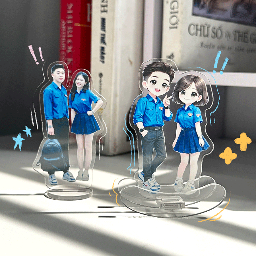 Standee lắc lư in ảnh theo yêu cầu - Ảnh thật hoặc chibi - Quà tặng ý nghĩa_thumbnail_1