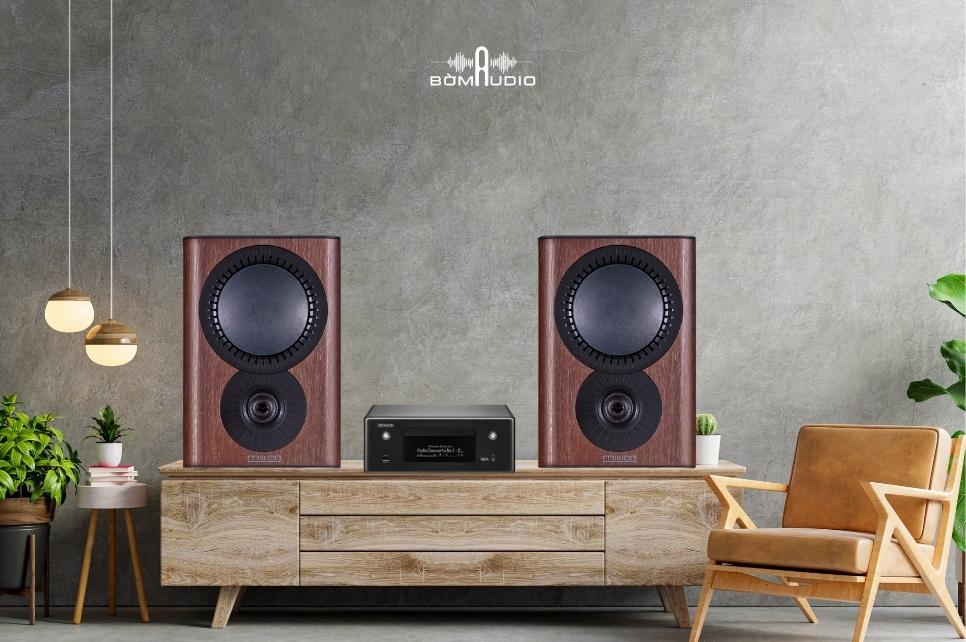 Combo Amply Kiêm CD DENON RCD-N10 + Loa Bookshelf MISSION QX-2 MKII - B111