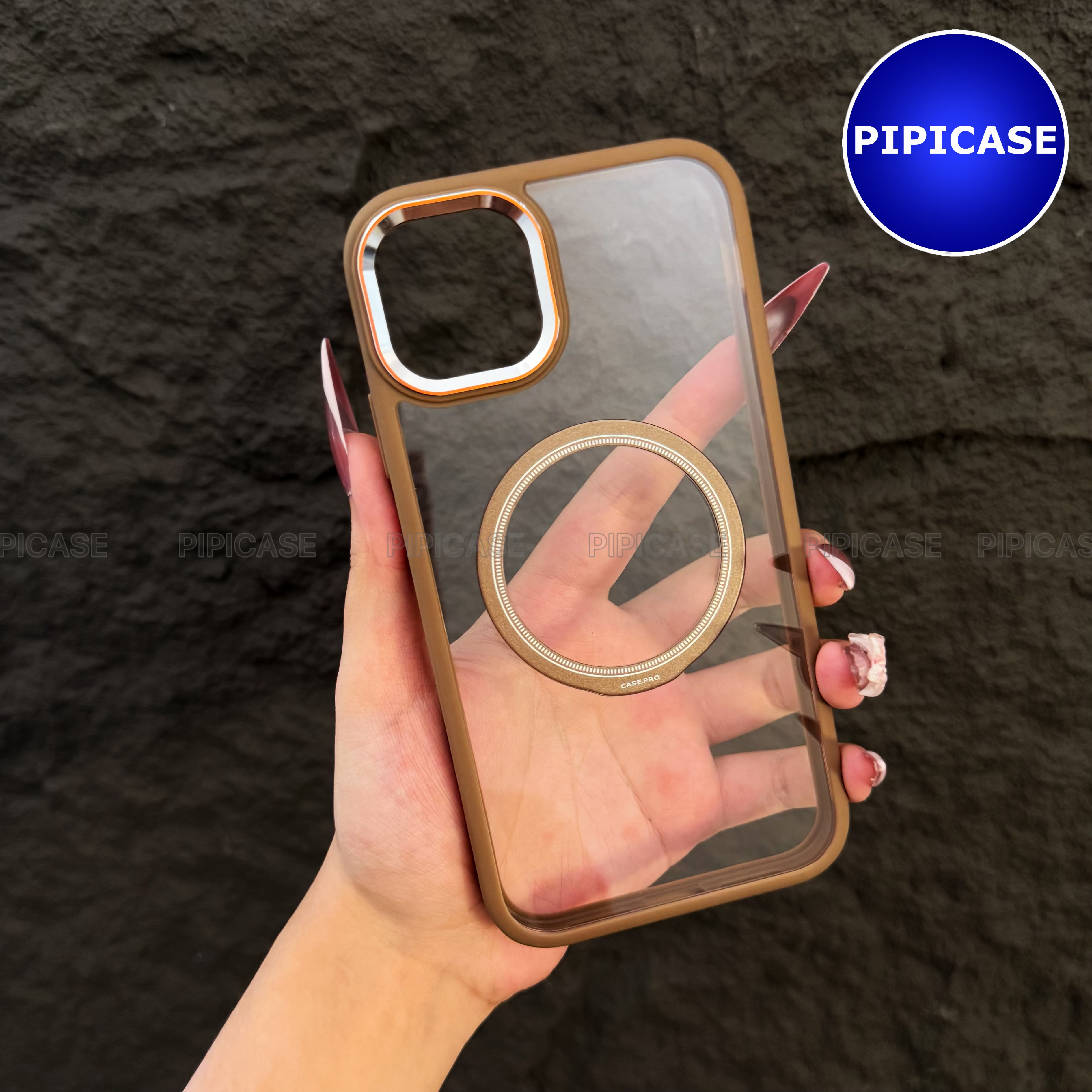 Ốp Lưng iPhone 12 - Wigu - Nâu_thumbnail_10