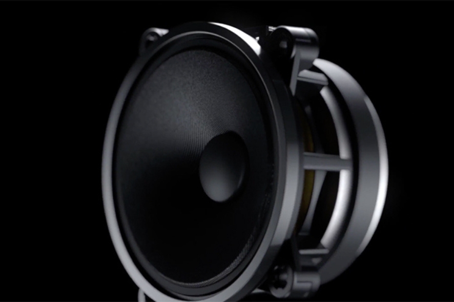 B&W Zeppelin với Subwoofer 6inch đặt ở vị trí trung tâm tạo nên một dải trầm sâu, chi tiết và uy lực 