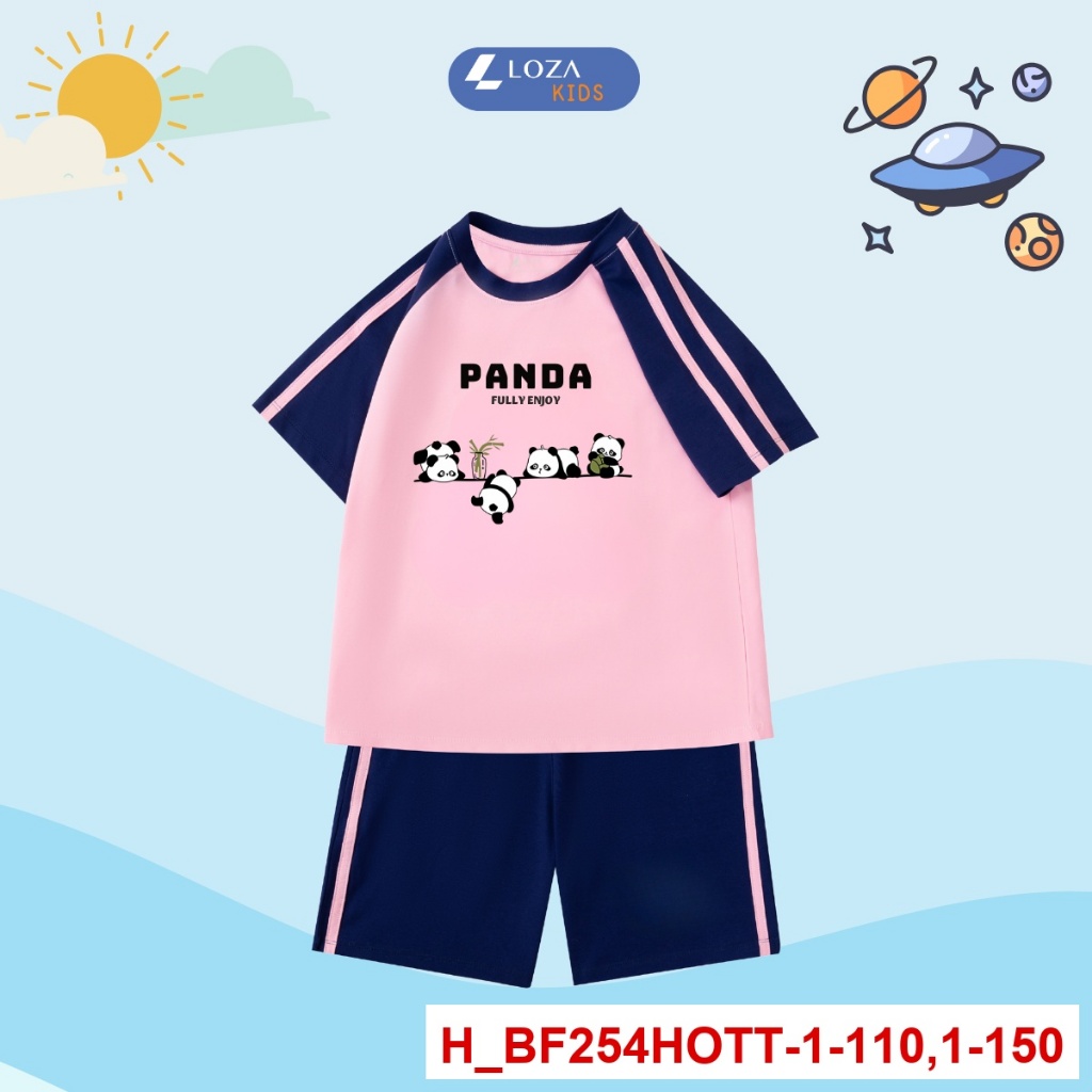 [XẢ KHO] Set bộ thun phối bé trai, bé gái lẻ size size từ 15-40kg - Loza Kids XABF01_thumbnail_32