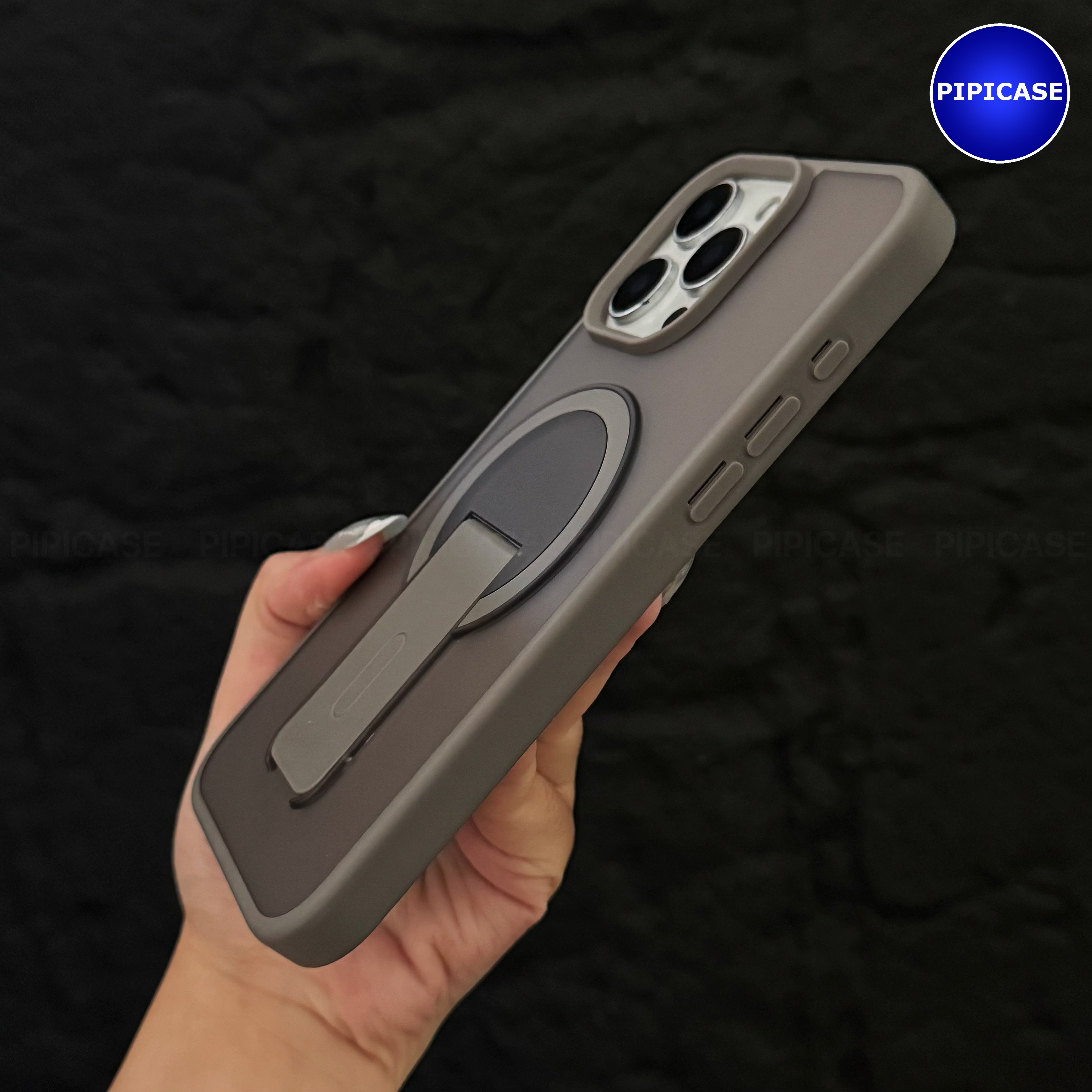 Ốp Lưng iPhone 16 Pro Max - Quin - Xám_thumbnail_7