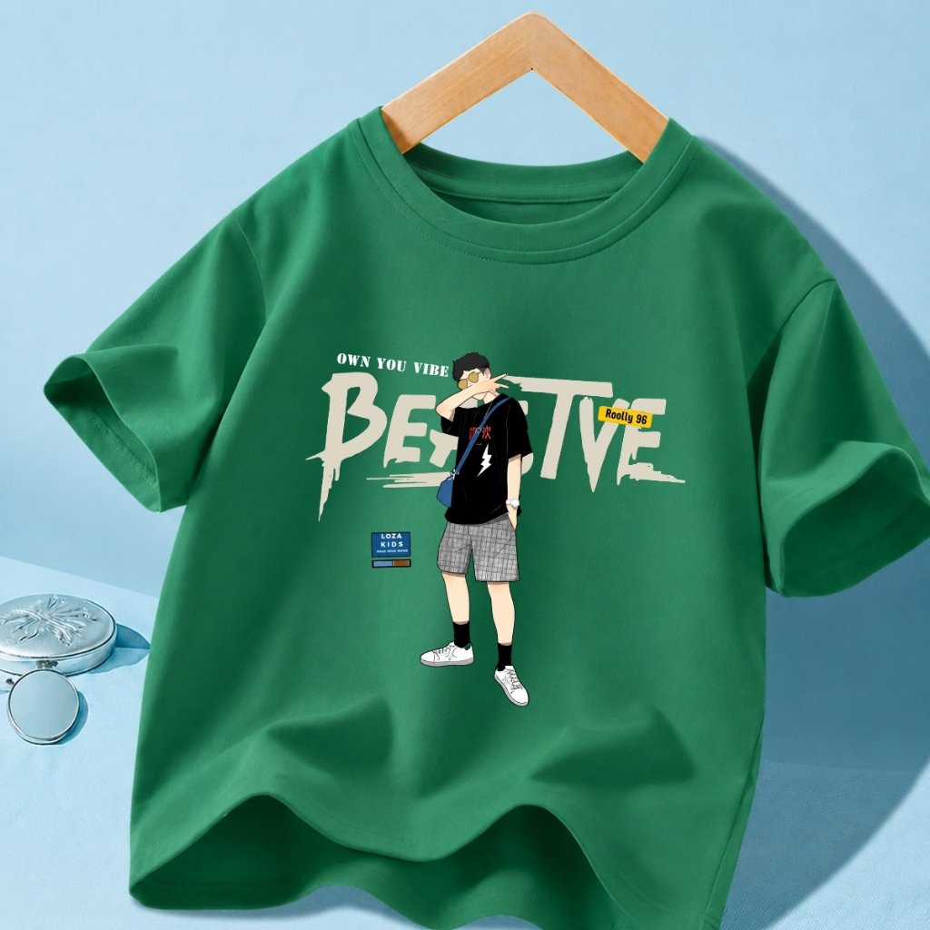 Áo phông bé trai hình cậu bé LOZA KIDS - Mã AT3624_thumbnail_4