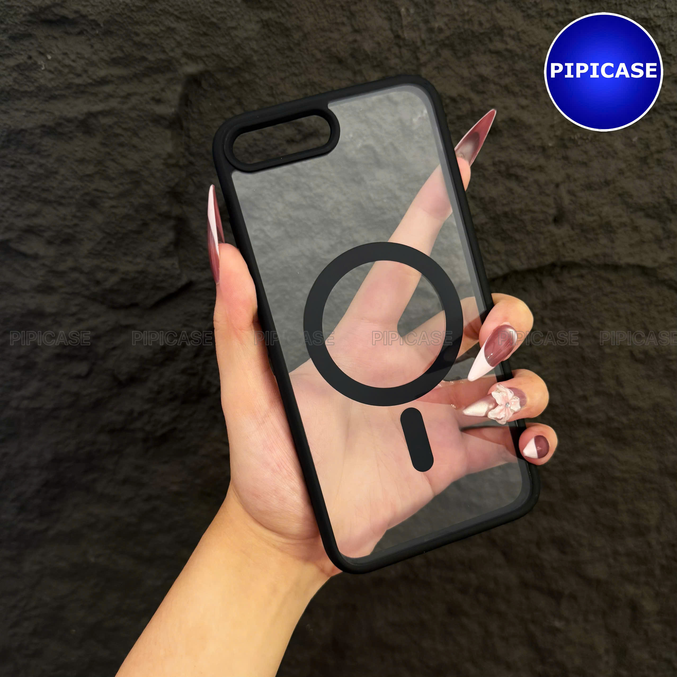Ốp Lưng iPhone 7 Plus / 8 Plus - Chic - Đen_thumbnail_1