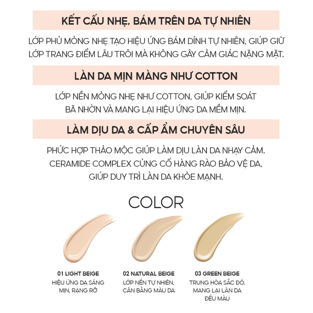 [THE SAEM] Kem nền The Saem Saemmul Airy Cotton Foundation 30ml_thumbnail_4