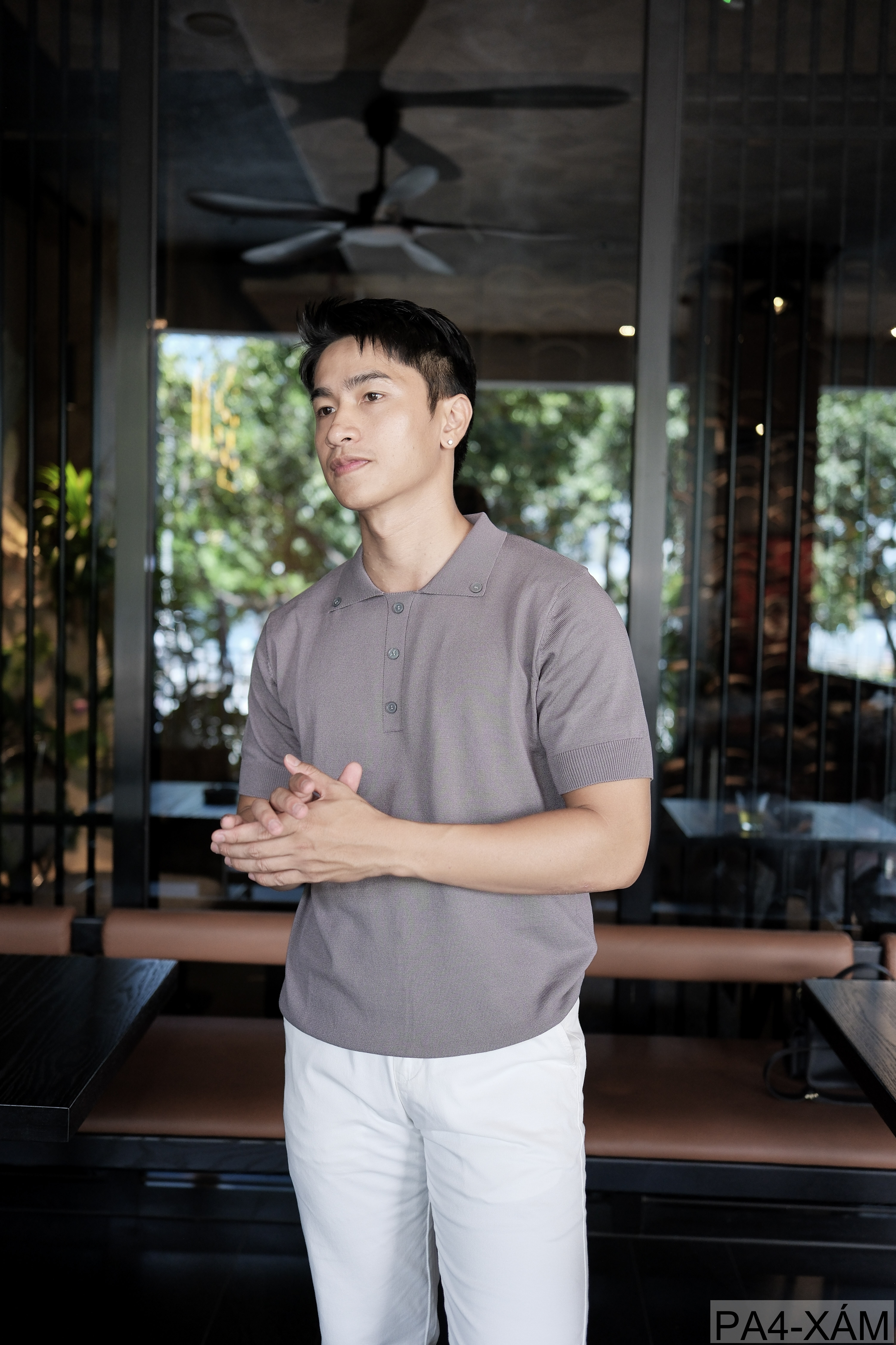 PA4 - Áo Polo Tay Ngắn Phong Cách Retro Mỹ Dáng Rộng, Chất Liệu Mềm Mại Thoáng Khí_thumbnail_3