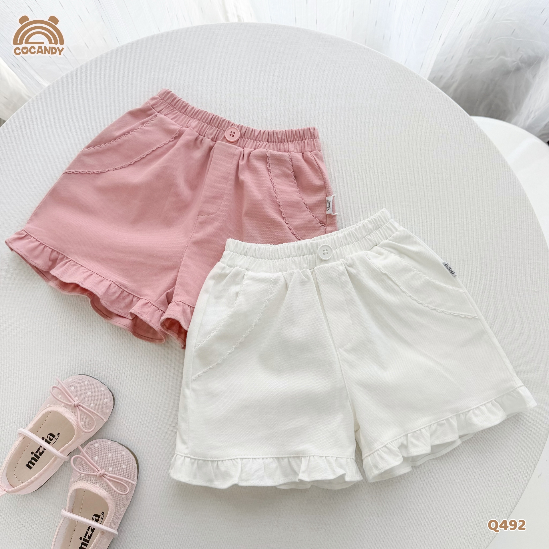 Quần cộc kaki HỒNG gấu bèo_thumbnail_1