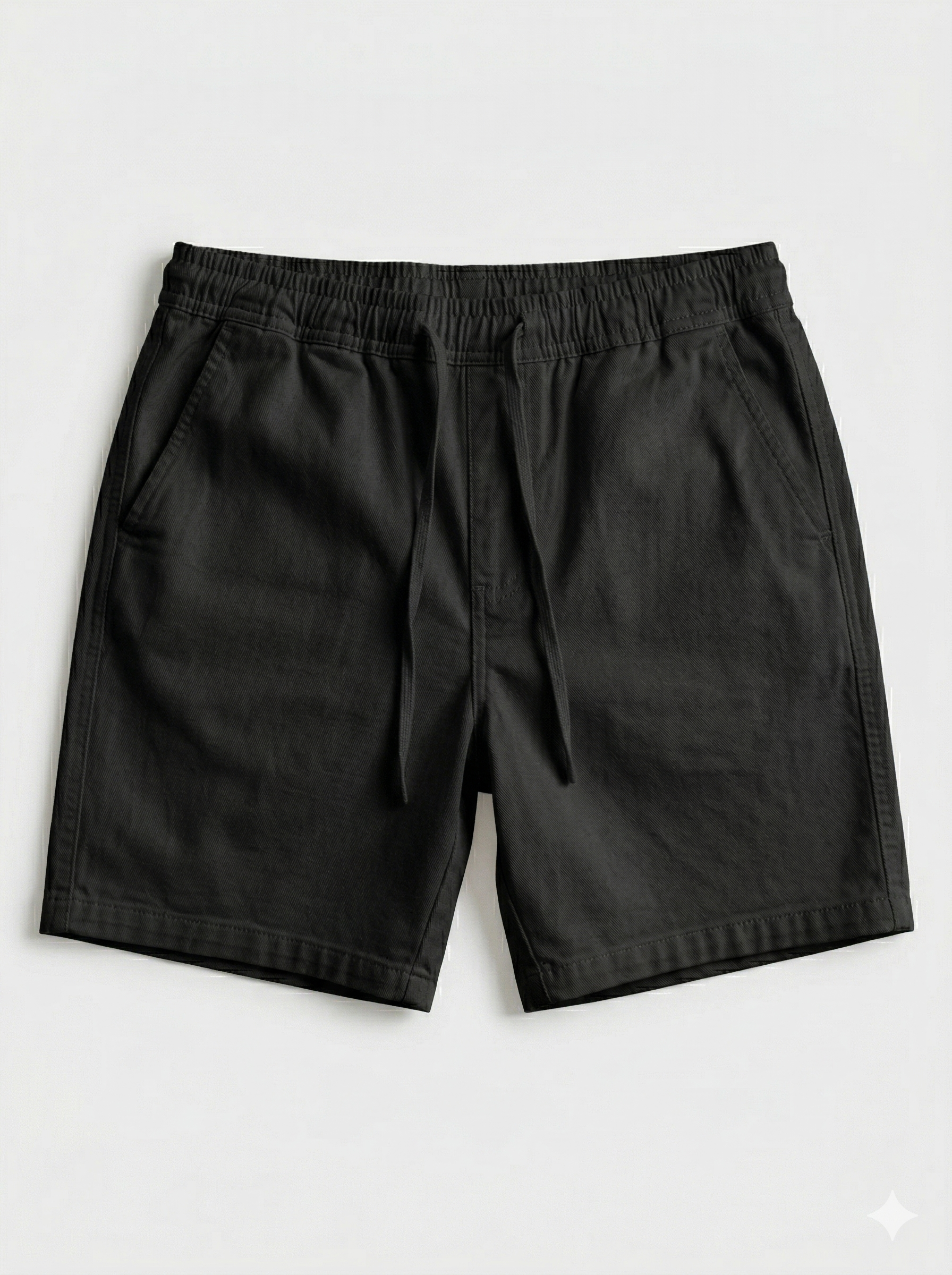 REFINED KAKI SHORT - BLACK