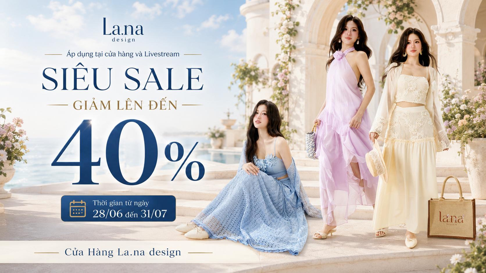 sale hè lana lên đến 40%
