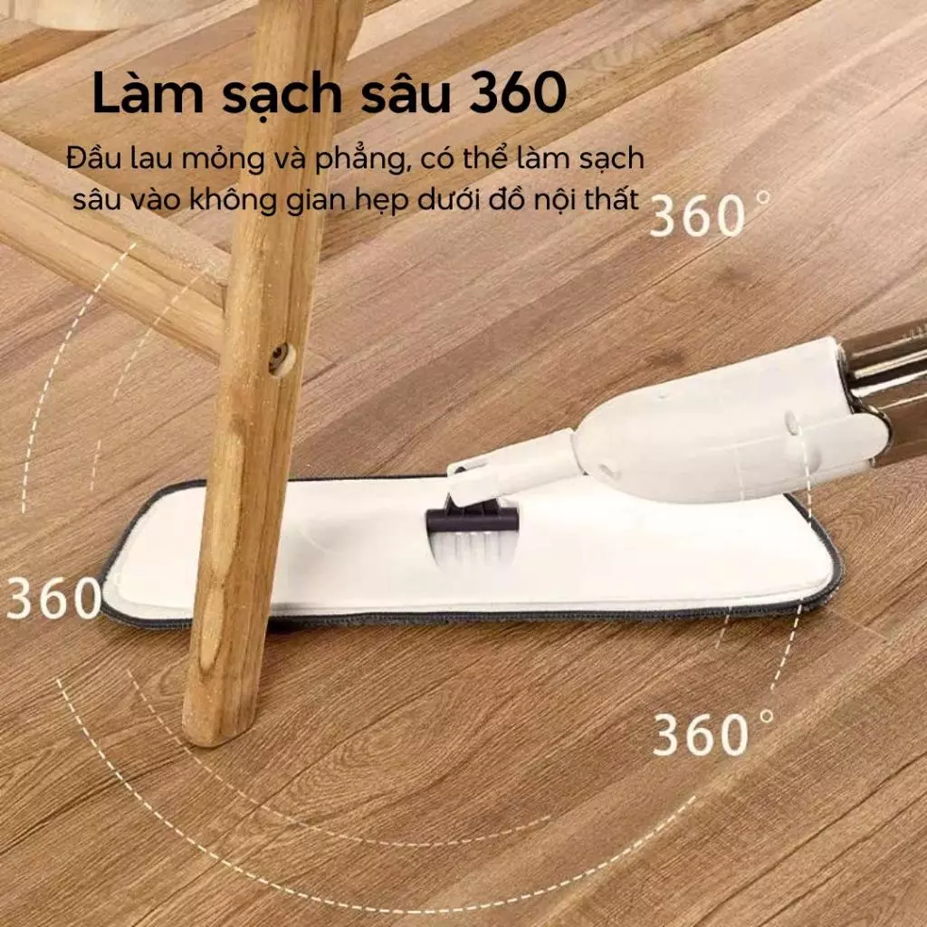 Cây lau nhà phun sương xoay 360° siêu mỏng – thế hệ mới, tiện dụng_thumbnail_6