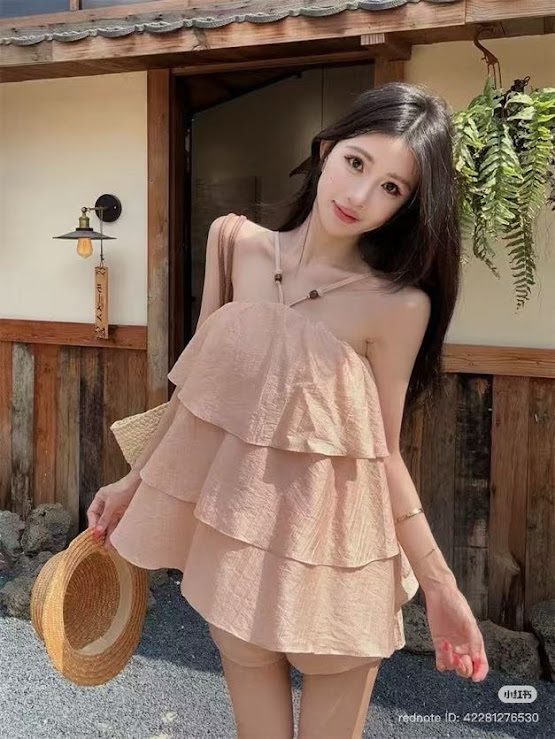 Lucas - Set áo 2 dây chéo xòe tầng + quần sóc MD STUDIO_thumbnail_2