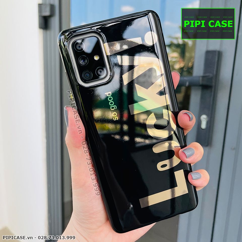 Ốp Lưng Samsung A71 - Lucky - Đen