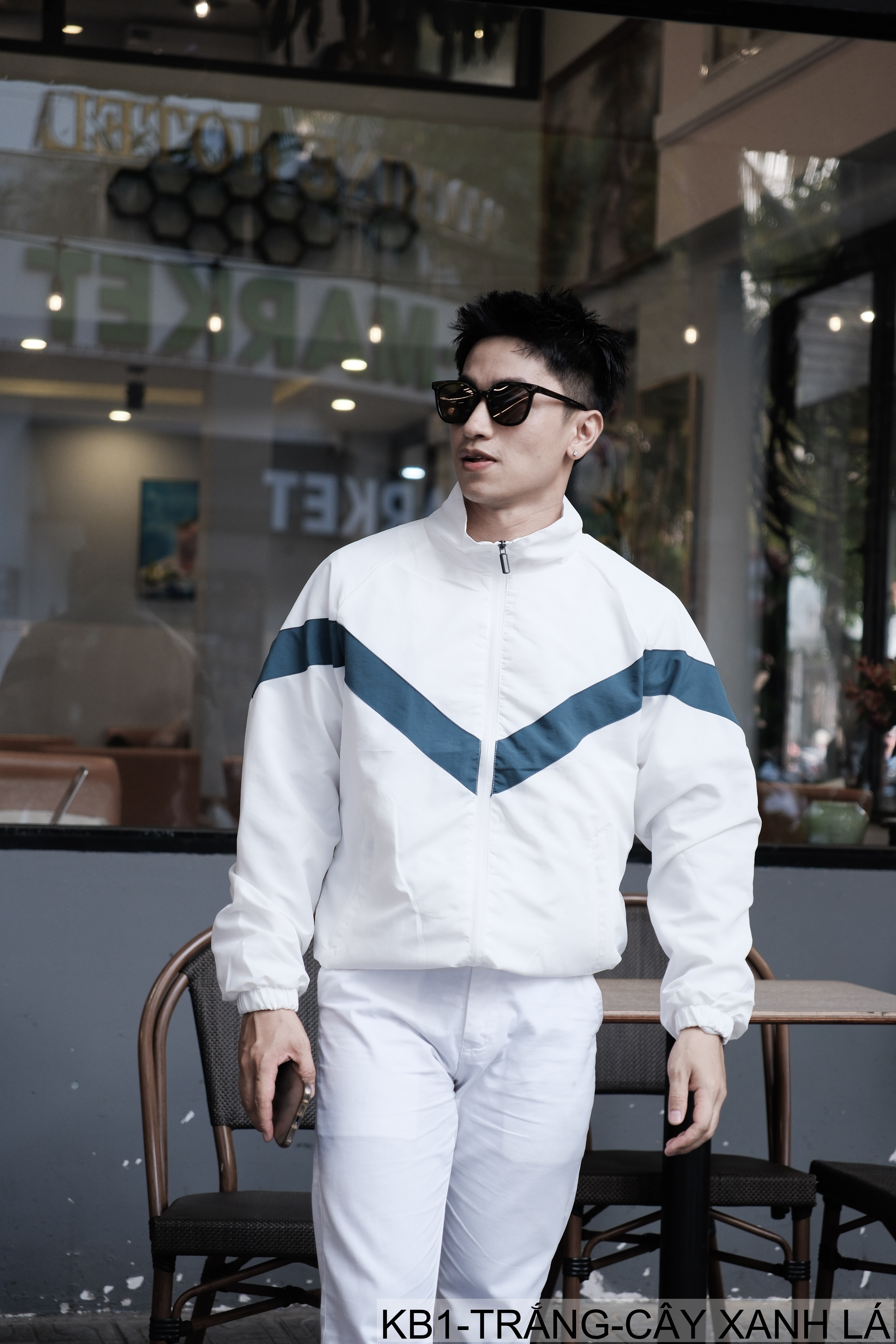 KB1 - Áo khoác nam thể thao phối màu năng động, form rộng rãi, mùa xuân thu_thumbnail_5