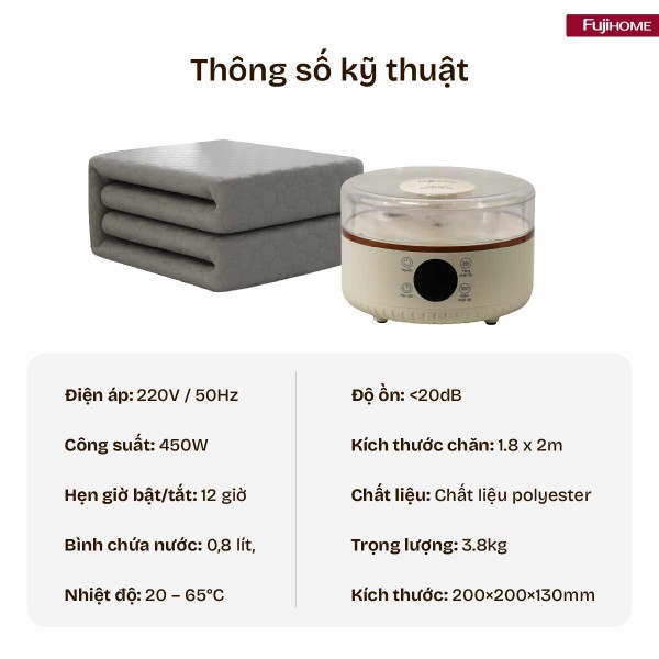 Chăn Điện Sưởi ấm bằng nước nóng HB1820E_thumbnail_5