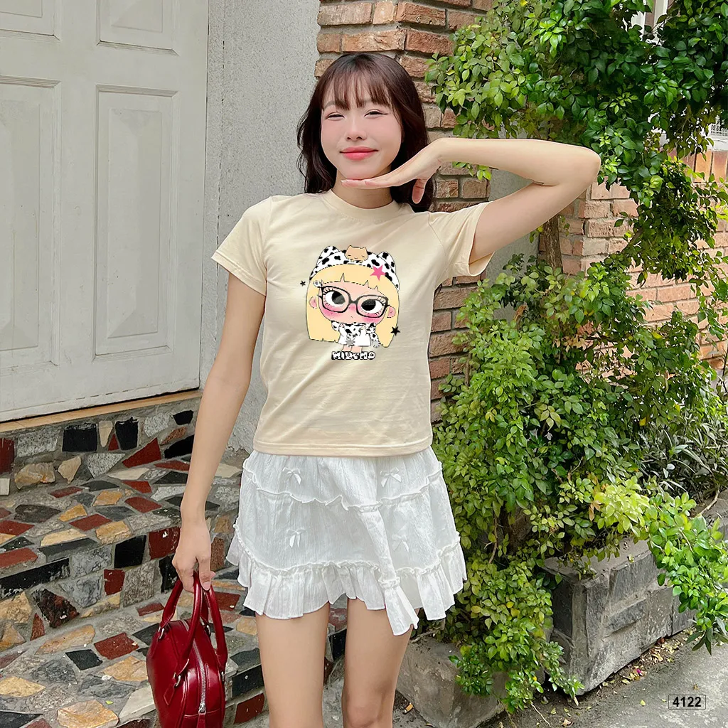 Áo thun babytee nữ hoạt hình năng động Miucho 4122_thumbnail_3