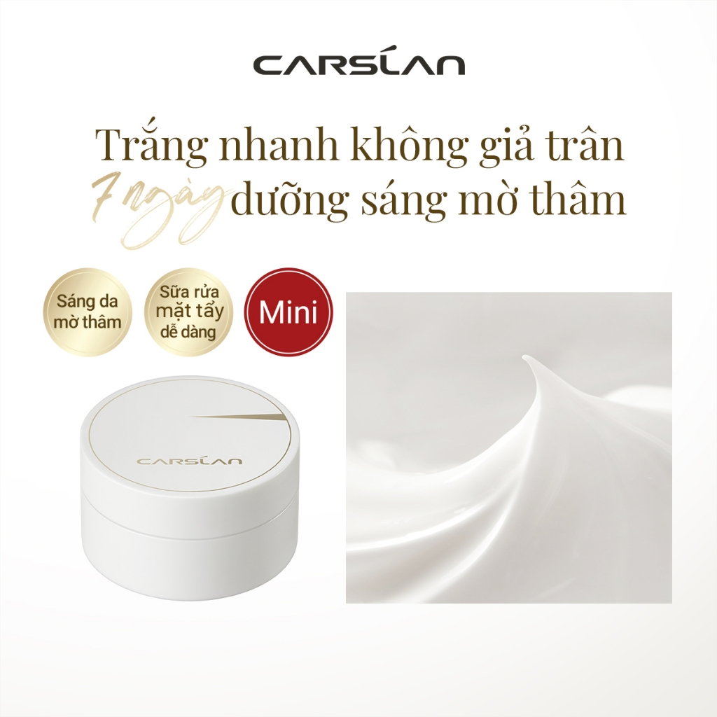 [CARSLAN] Kem lười nâng tone Carslan minisize 10g