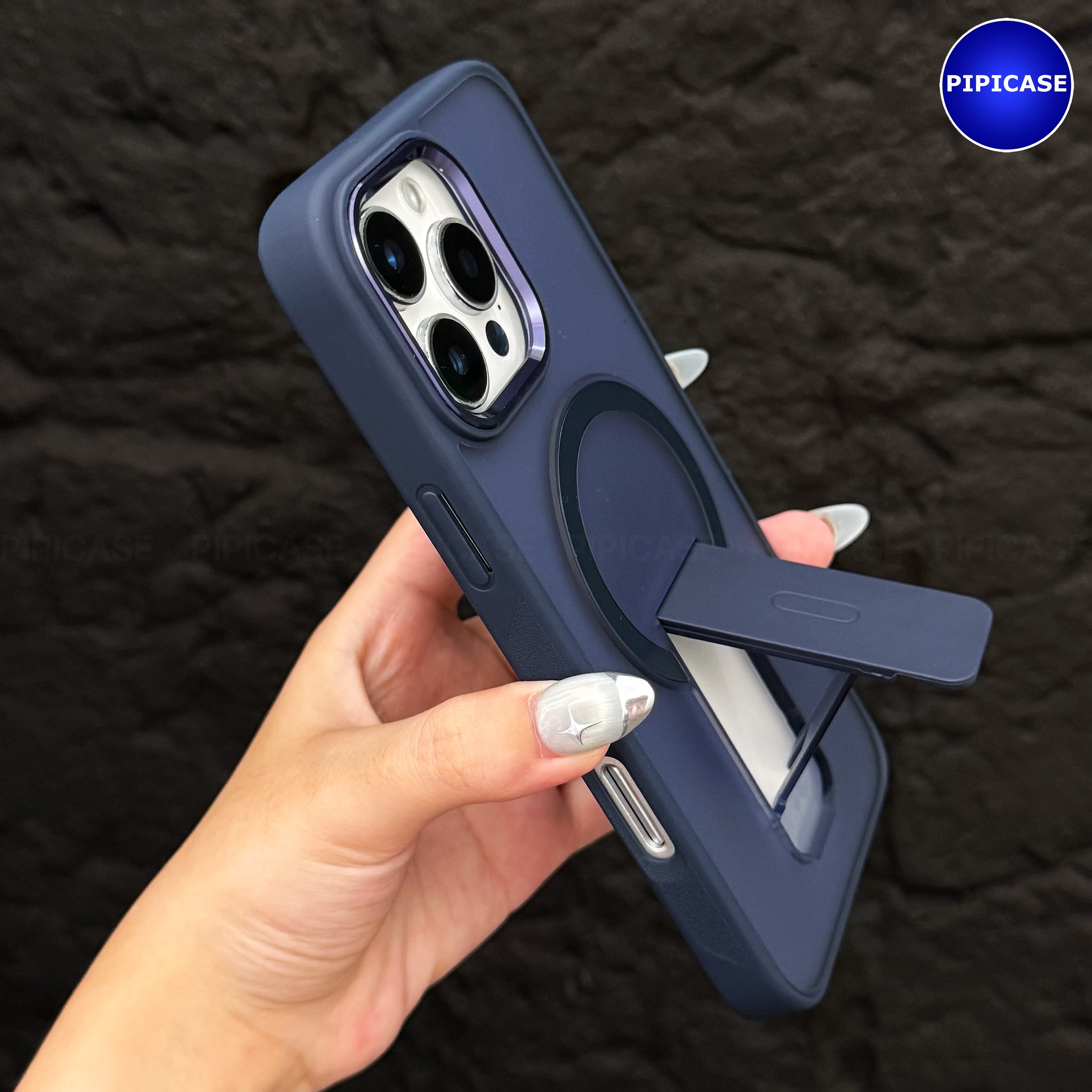 Ốp Lưng iPhone 16 Pro Max - Quin - Xanh Dương