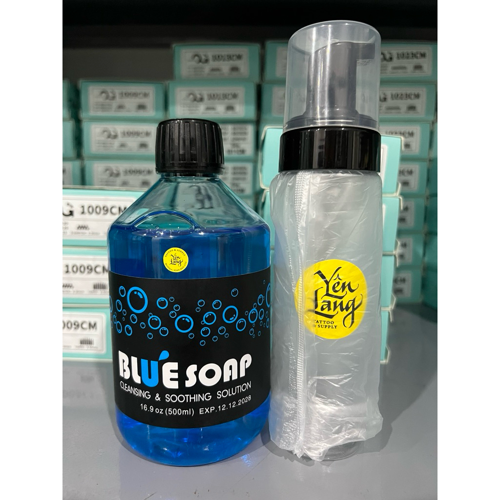 BLUE SOAP (Đậm đặc) (Tỉ lệ pha 1:20) - TATTOO CLEANING (HSD: 2028)