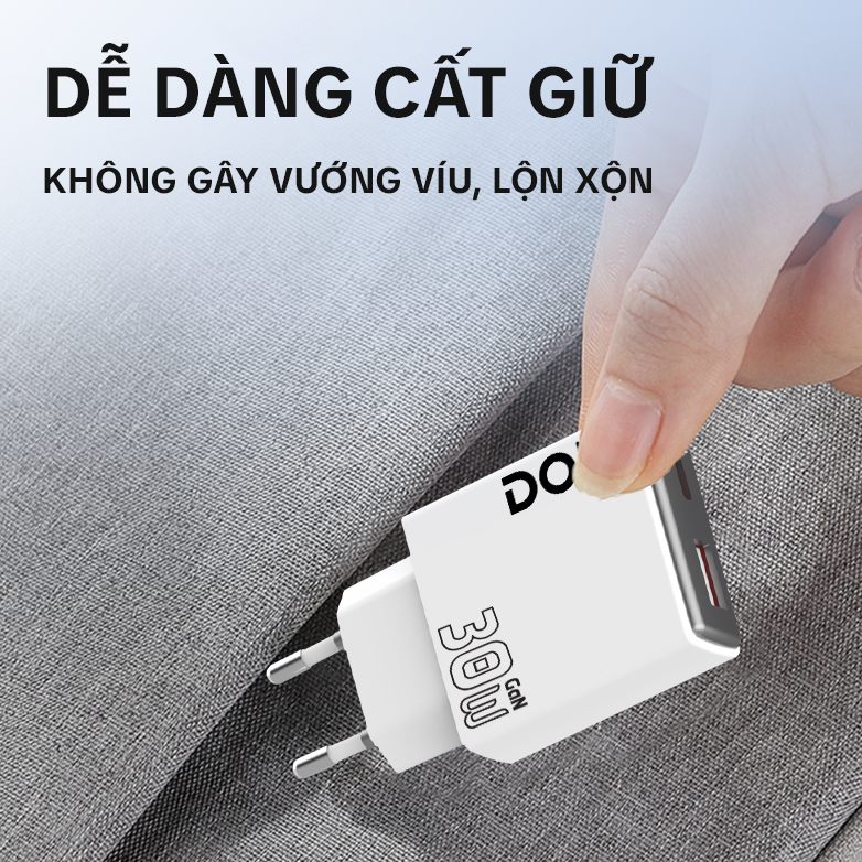 Củ sạc nhanh PD 30W DX30 Siêu mỏng_thumbnail_3