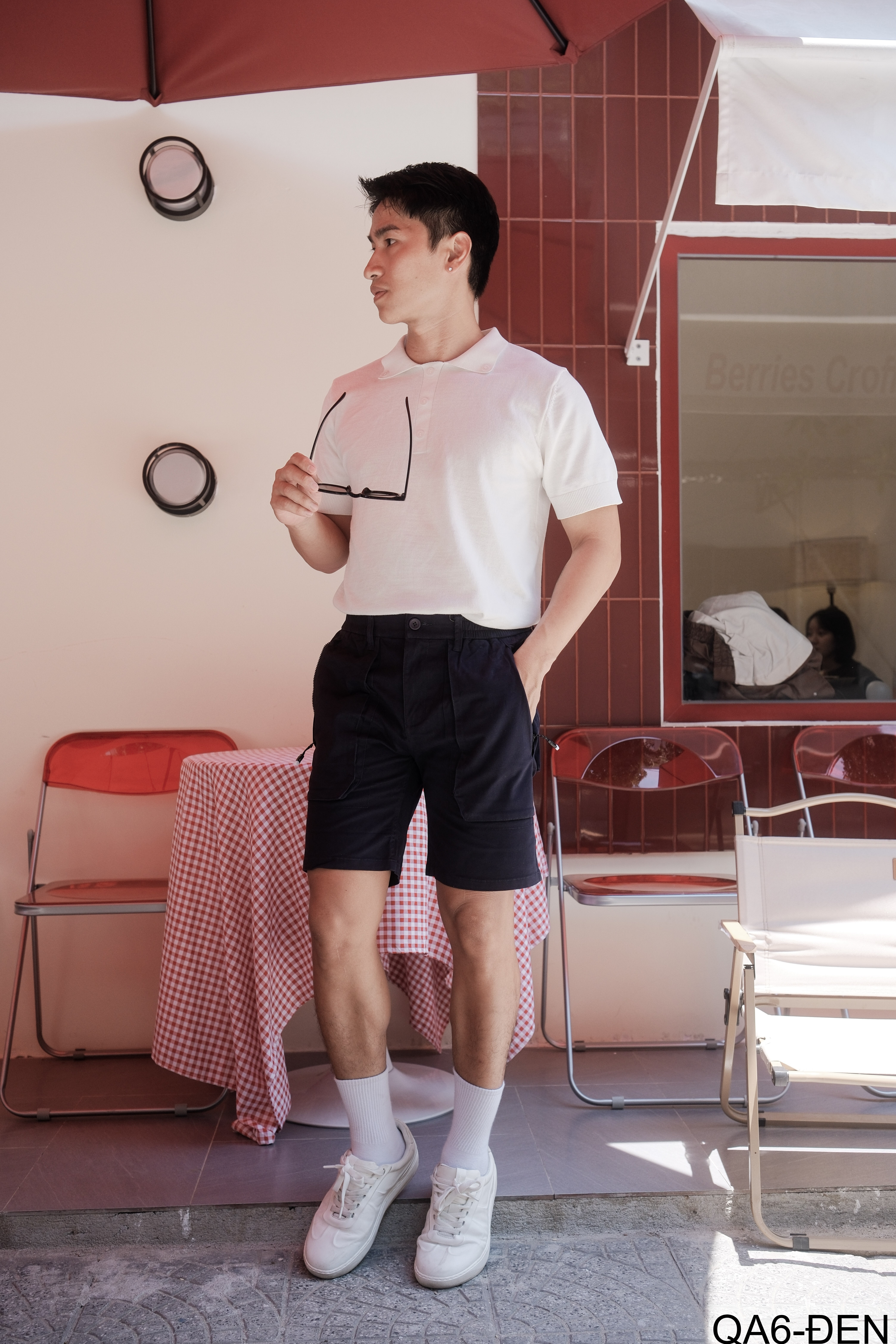 QA6 - Quần short nam dáng rộng phong cách Hàn Quốc, chất cotton thoáng mát, ống đứng, 5 tấc, có túi kéo_thumbnail_29