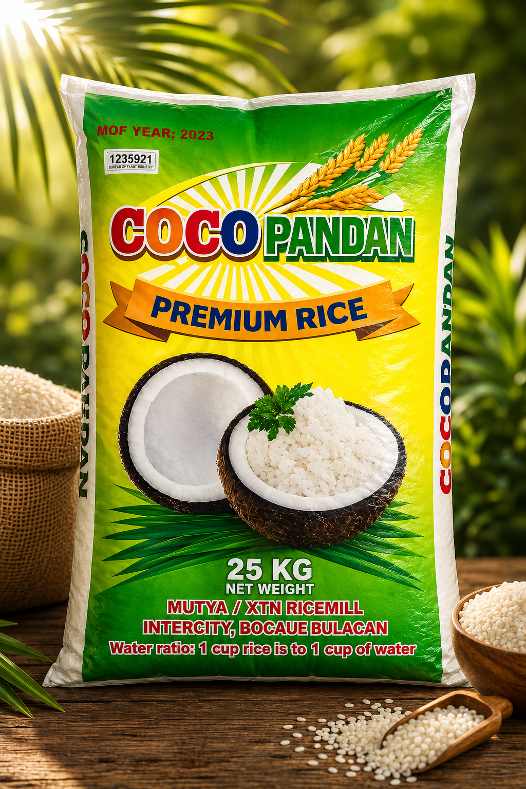Coco Pandan Premium Rice 25KG