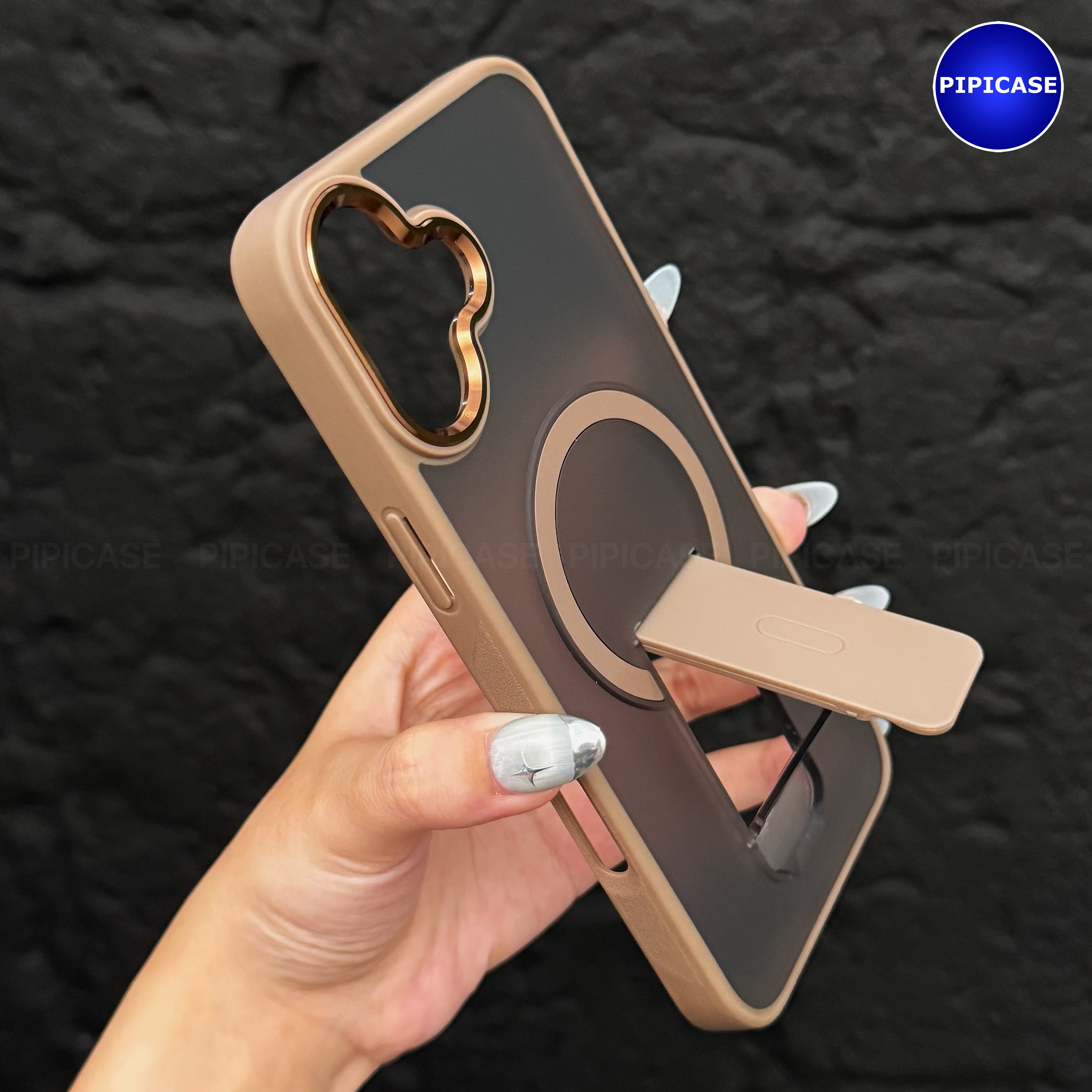 Ốp Lưng iPhone 16 Plus - Quin - Nâu