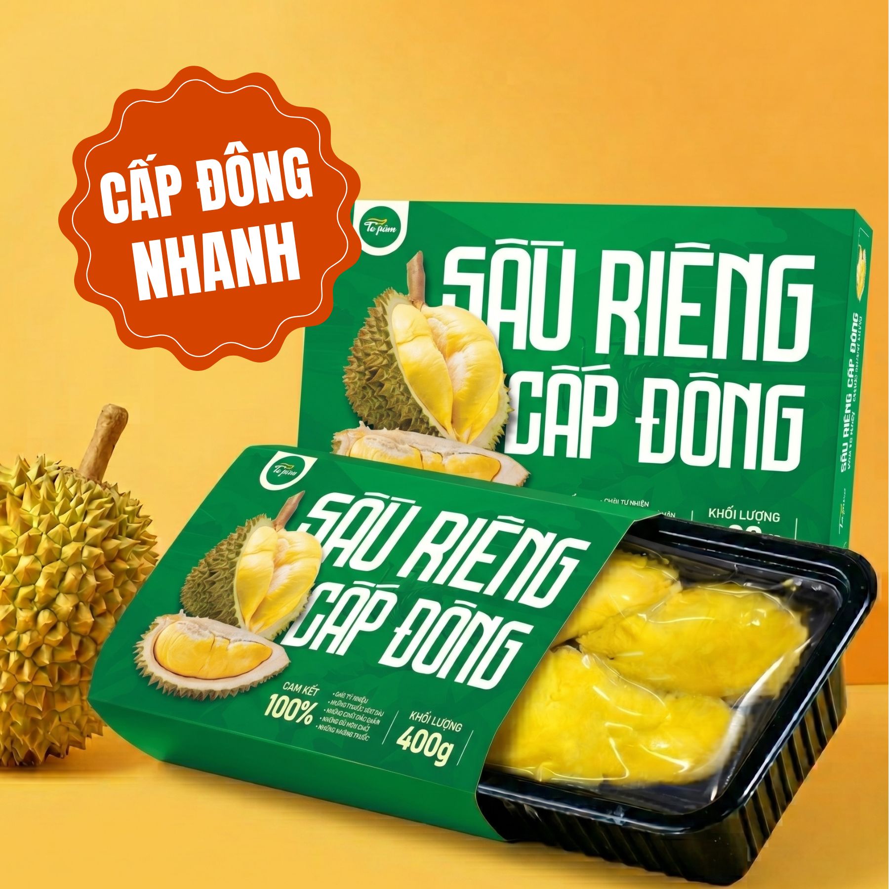 Sầu Riêng cấp đông ( Chín Cây )
