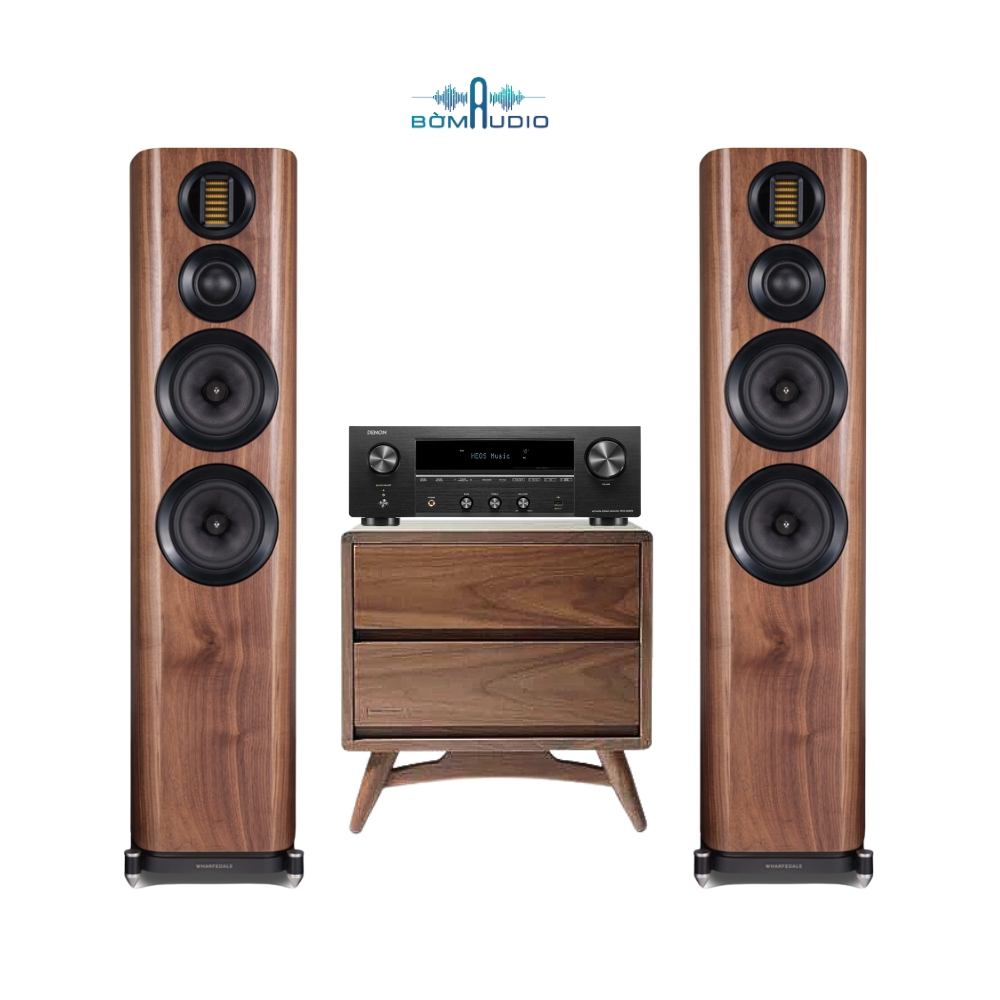 COMBO AMPLY DENON DRA-900H + LOA CỘT WHARFEDALE EVO 4.4  - B291_thumbnail_1