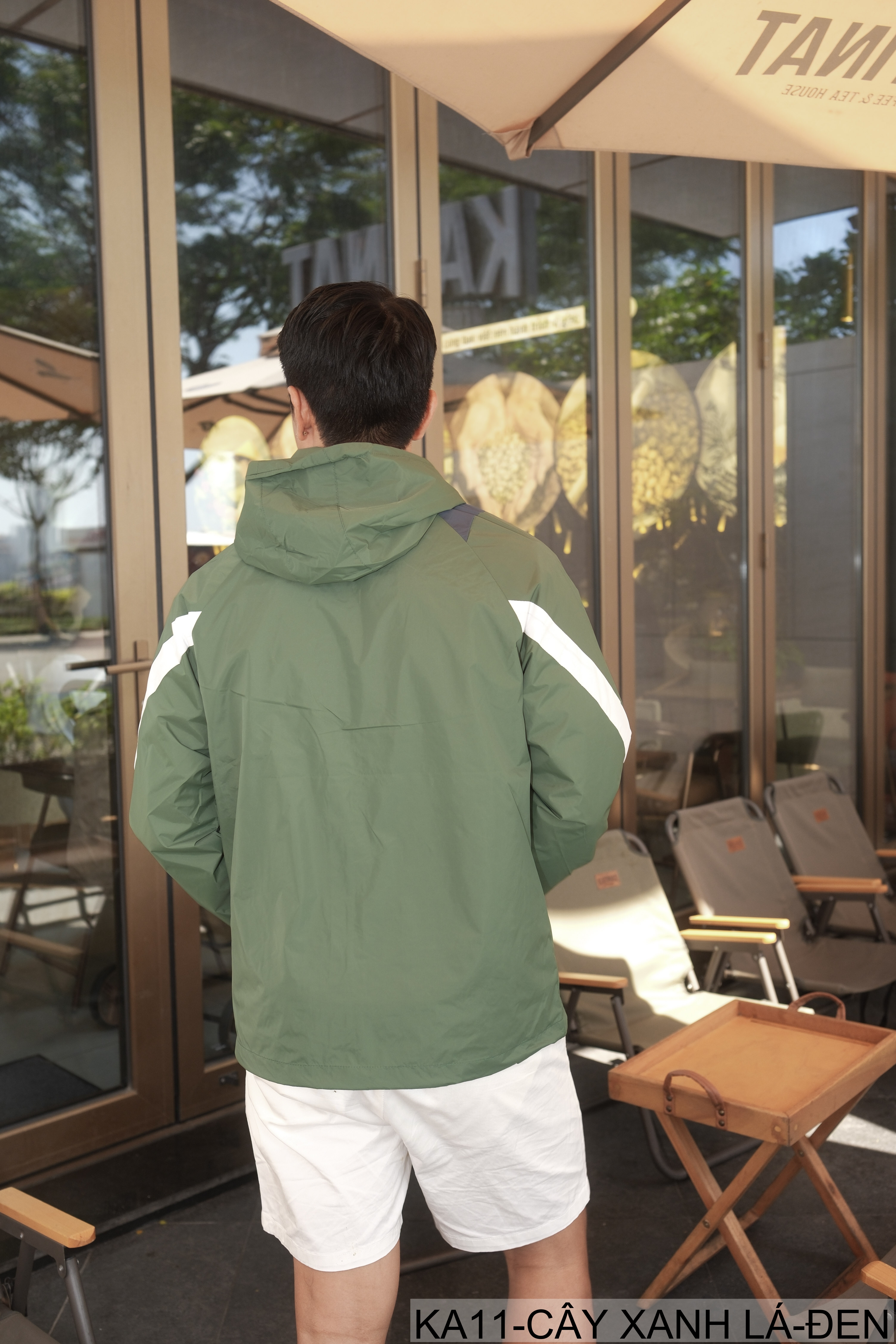 KA11 - Áo gió thể thao nam nữ chống gió chống nước có mũ trùm đầu, thiết kế màu tương phản năng động_thumbnail_20