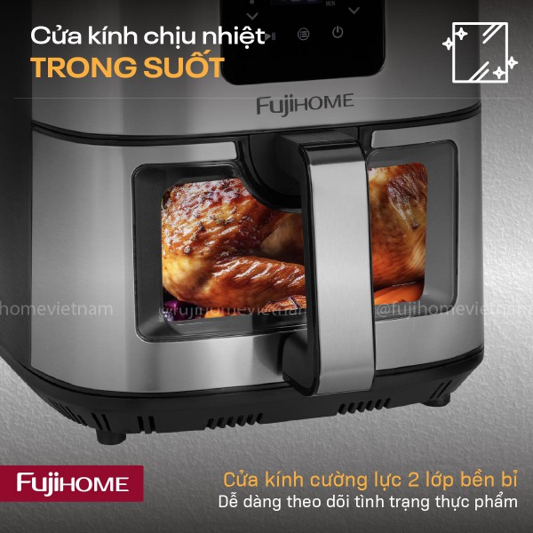 Nồi chiên không dầu Fujihome A10DG 10Lít -  Dung tích 10L_thumbnail_3