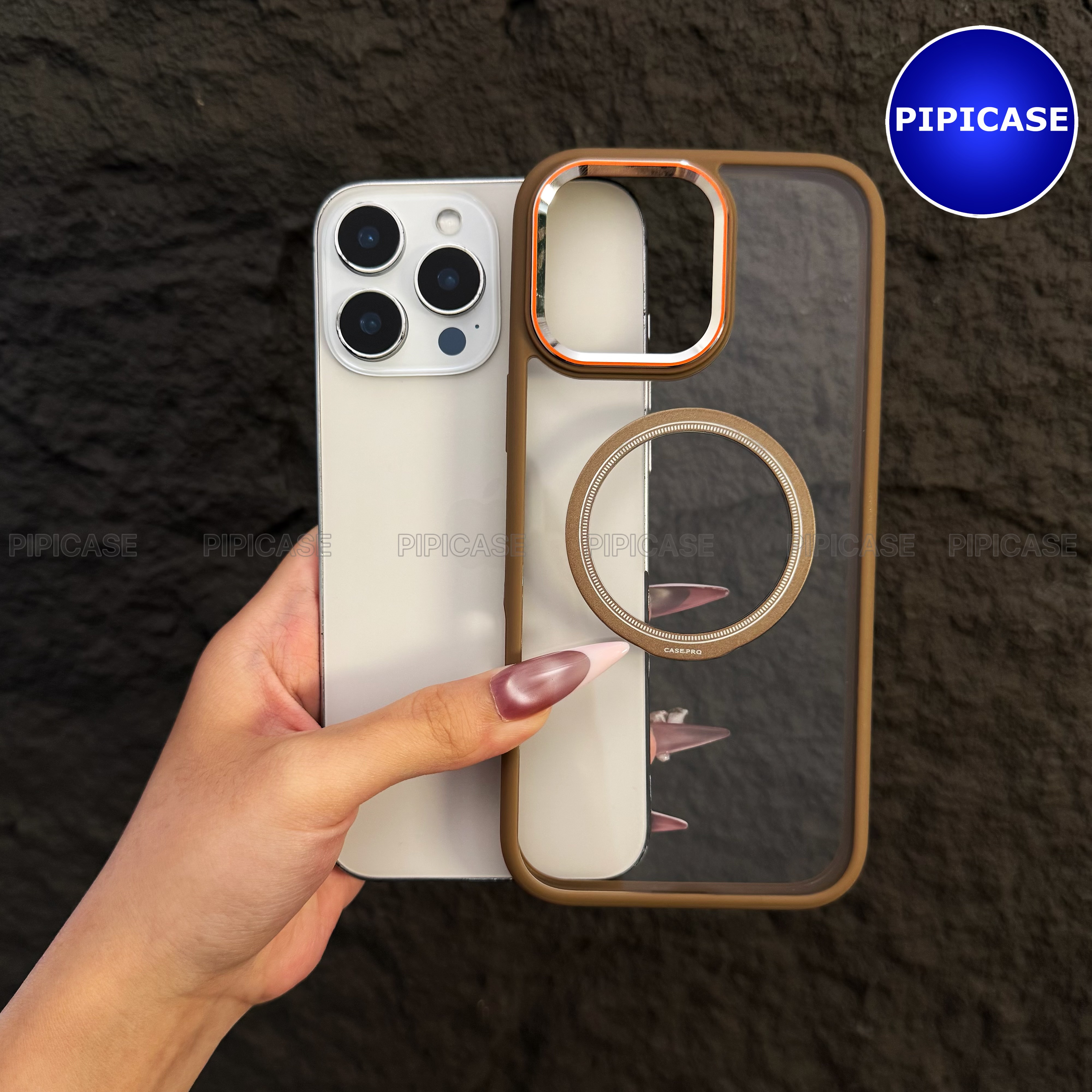 Ốp Lưng iPhone 16 Pro Max - Wigu - Nâu_thumbnail_15