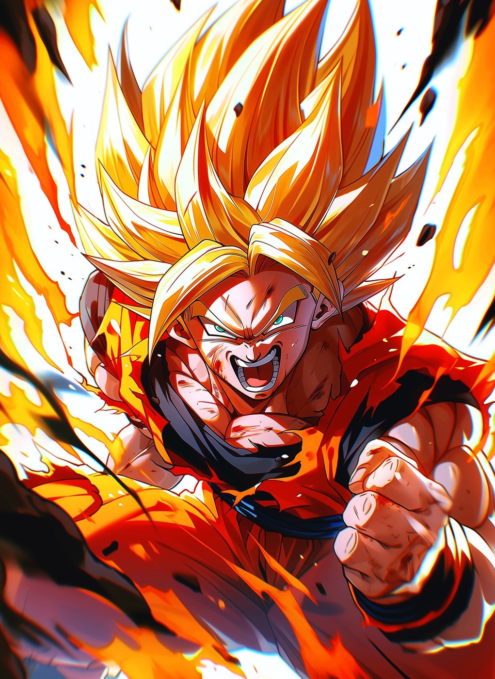 Z Goku Super Saiyan Fury Burst — DBZ-GOK-1089