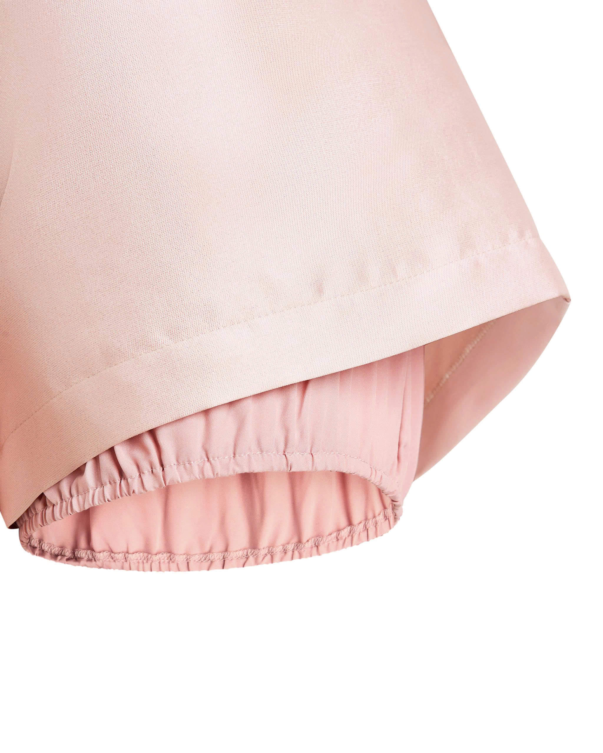 Quần Short Ống Rộng Lưng Thun Bigsize Gọn Đùi - Đen/Hồng Pastel - Vừa 55kg Trở Lên - QS011_thumbnail_10