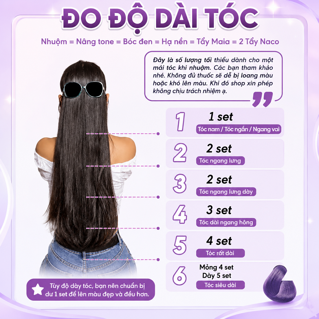 Tím Khói Violet Ash Hot Trend – Thuốc Nhuộm Tóc Tự Nhuộm Tại Nhà, Lên Màu Cá Tính, Có Combo Kèm Oxi, Dụng Cụ Và Dưỡng Keratin_thumbnail_5