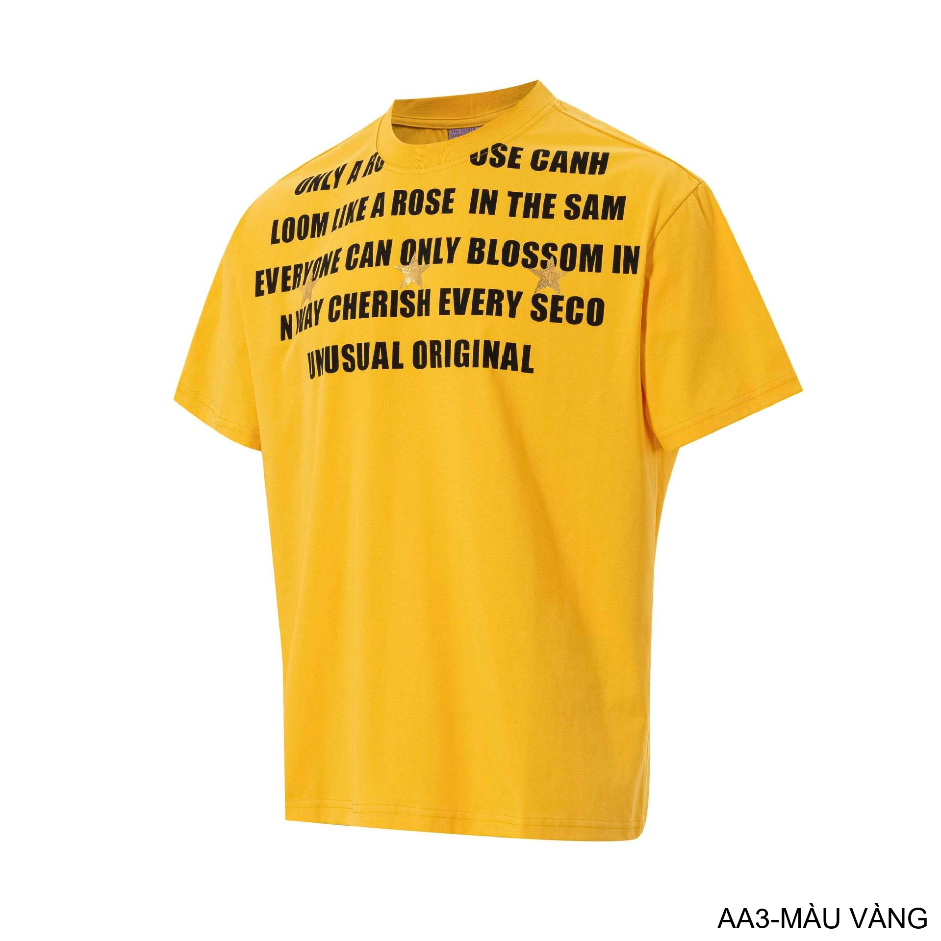 AA3 - Áo thun unisex cổ tròn tay ngắn in chữ retro phong cách streetwear_thumbnail_28