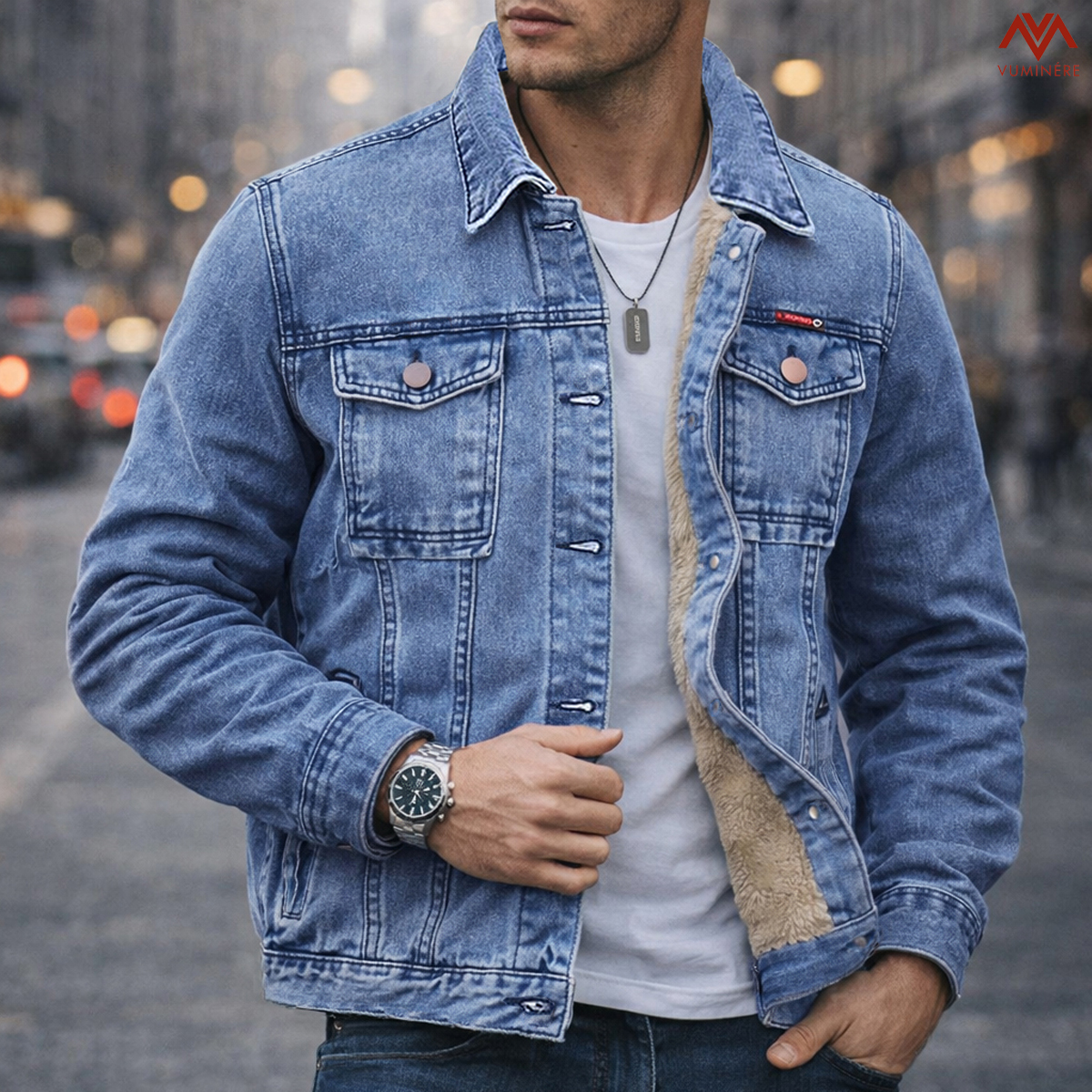 Áo khoác lót lông Jacket Jeans nam ( LB1 )_thumbnail_4