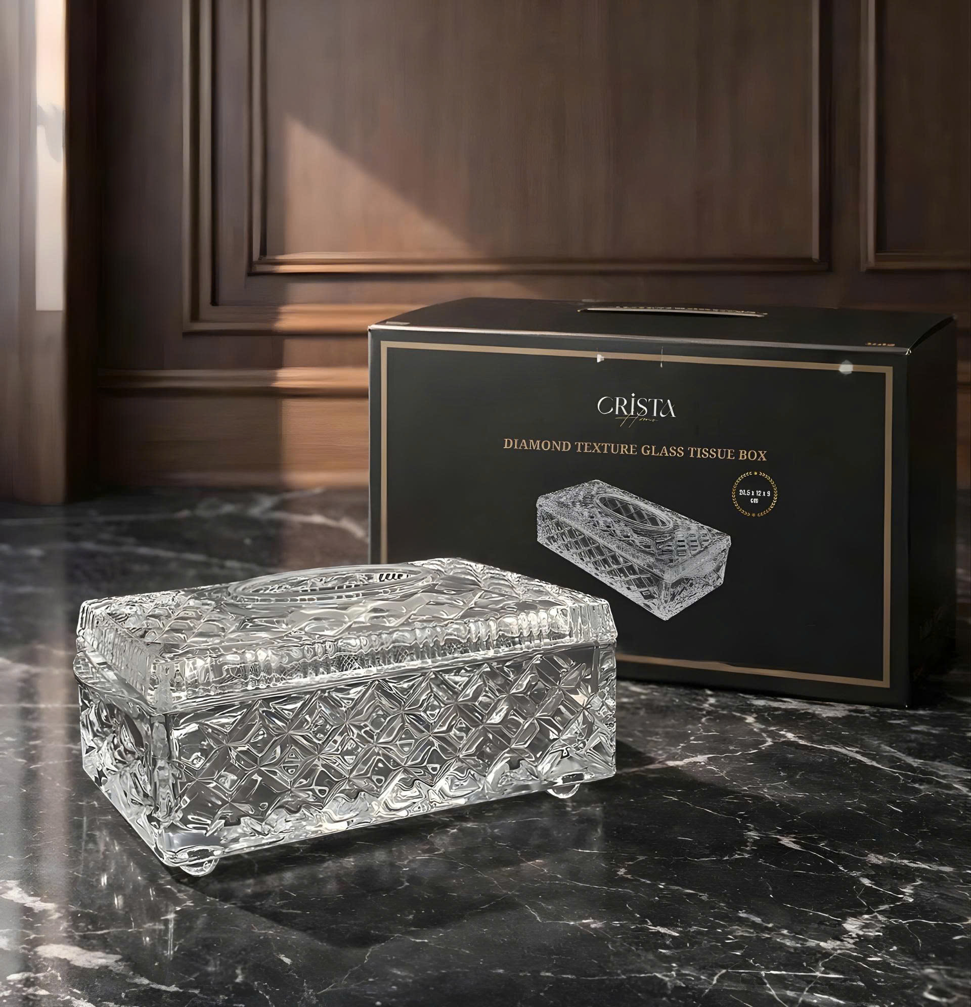HỘP THỦY TINH ĐỰNG GIẤY ĂN VÂN KIM CƯƠNG CRISTA HOME 60250_thumbnail_6